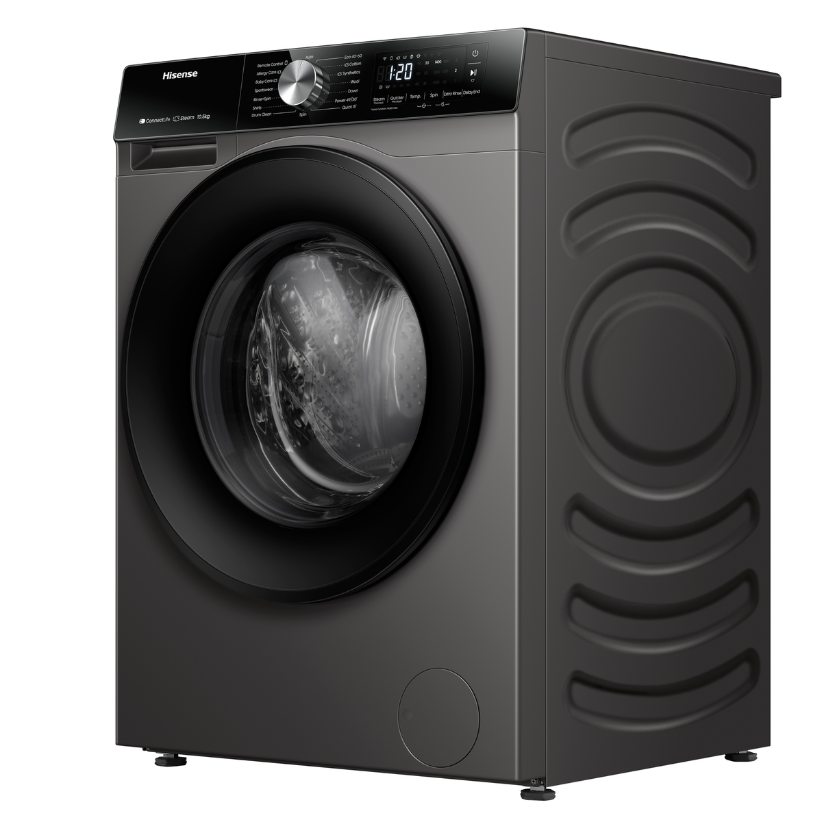 Hisense 6Kg Front Load Washing Machine- Titanium Grey