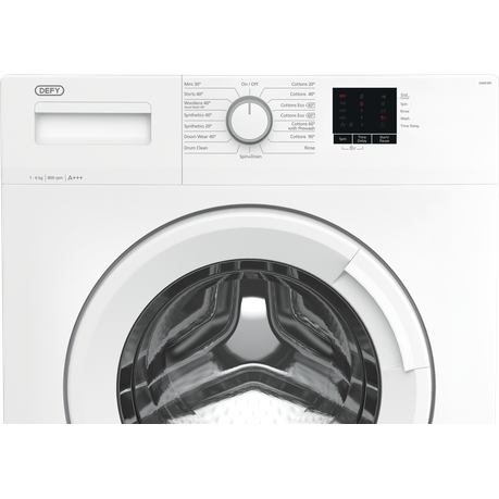 Defy 6kg Front Loader Washing Machine DAW381 - White