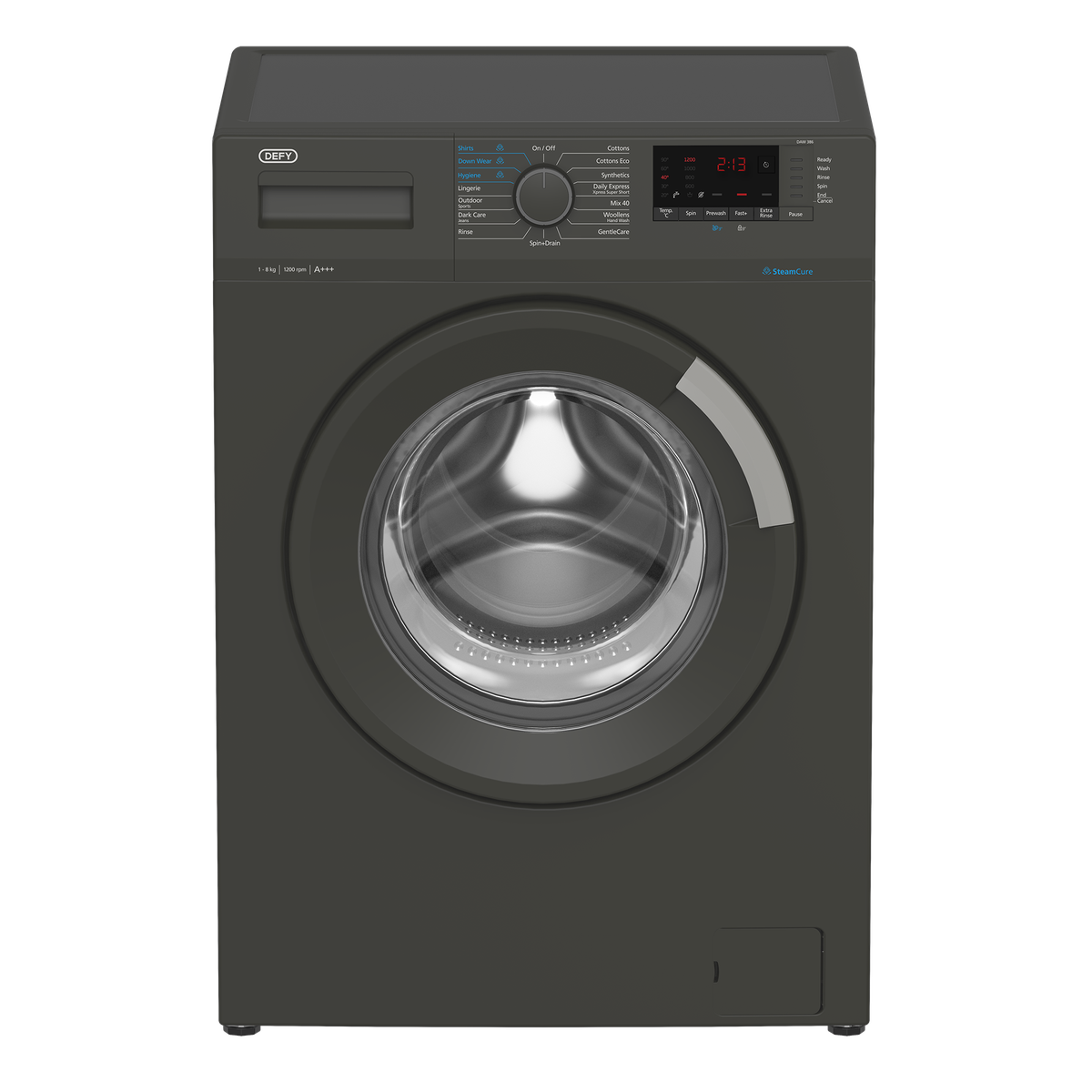 Defy - Front Loader - Washing Machine - 10kg - SteamCure