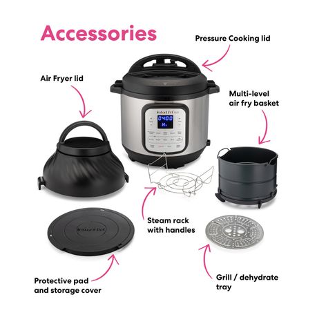 Instant Pot Duo Crisp + Air Fryer (8 Litre)