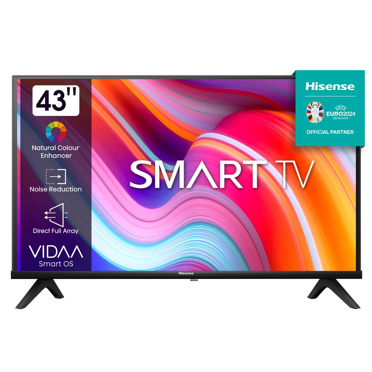 Hisense 43" A4K Full HD Smart LED TV with Dolby Digital & Digital Tuner