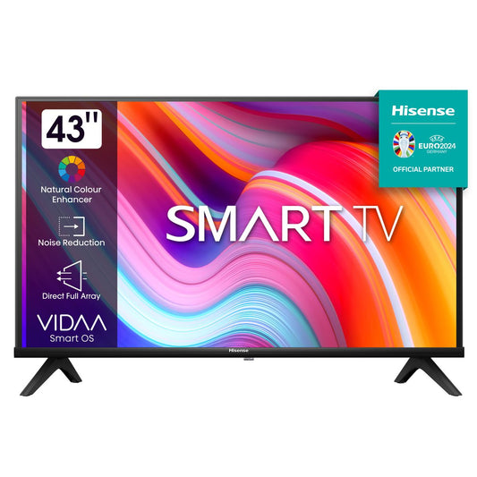 Hisense 43" A4K Full HD Smart LED TV with Dolby Digital & Digital Tuner