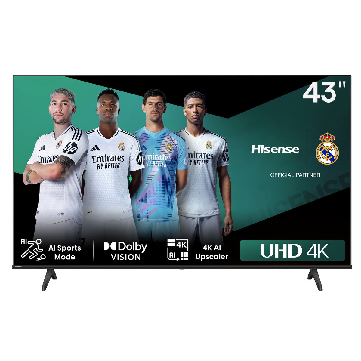 Hisense 43" E6N 4K UHD Smart TV with HDR & Dolby Vision