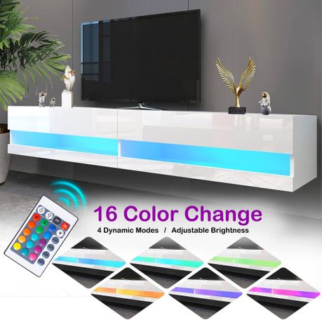 TV Stand Media Console Wall Mounted Hanging TV Shelf