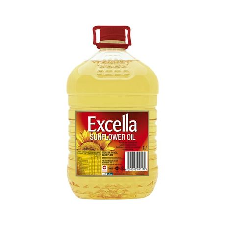 Excella Sunflower Oil - 4 x 5L