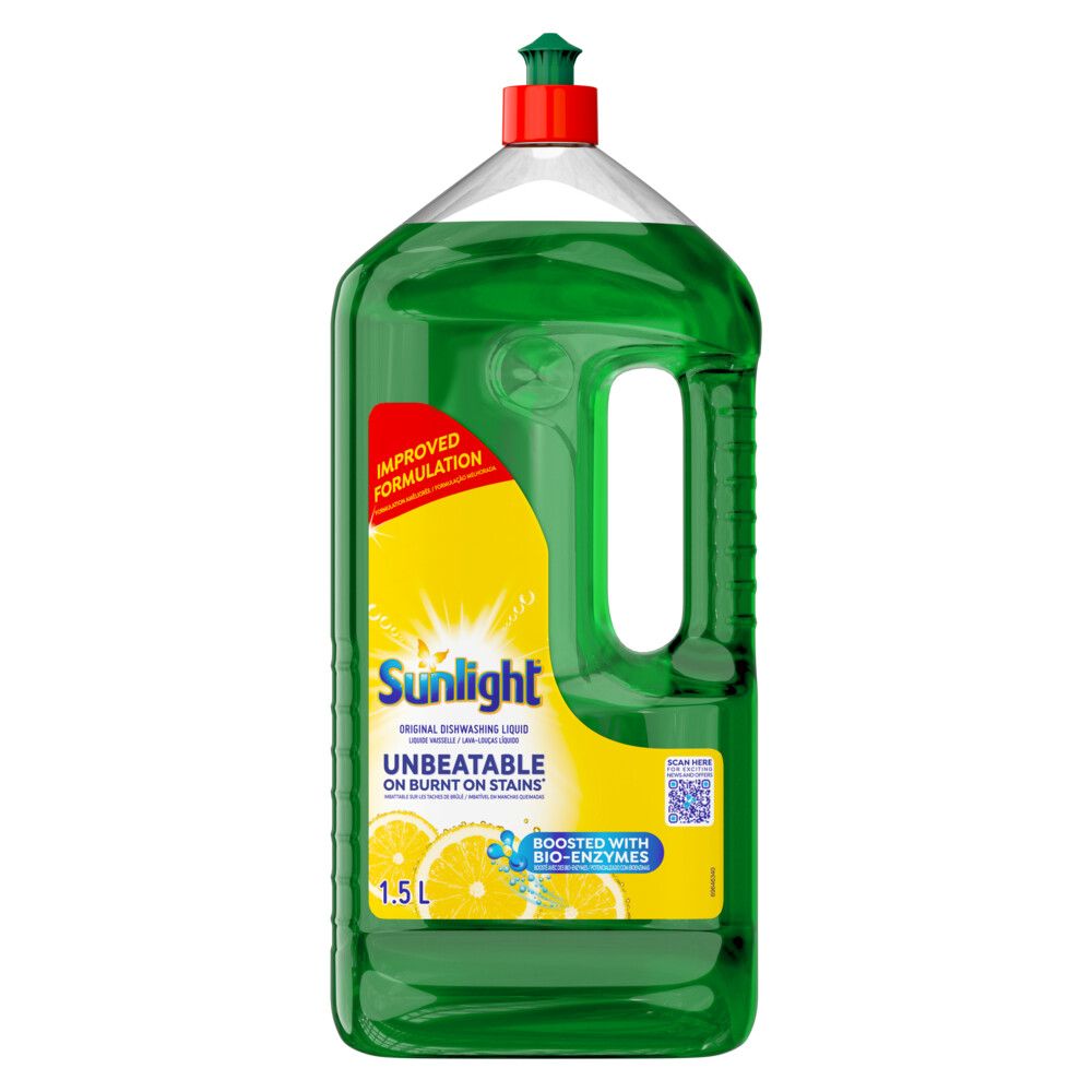 Sunlight Regular Degreasing Dishwashing Liquid Detergent 1.5L