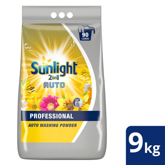 Sunlight Professional Summer Sensations 2in1 Auto Washing Powder Detergent 9kg