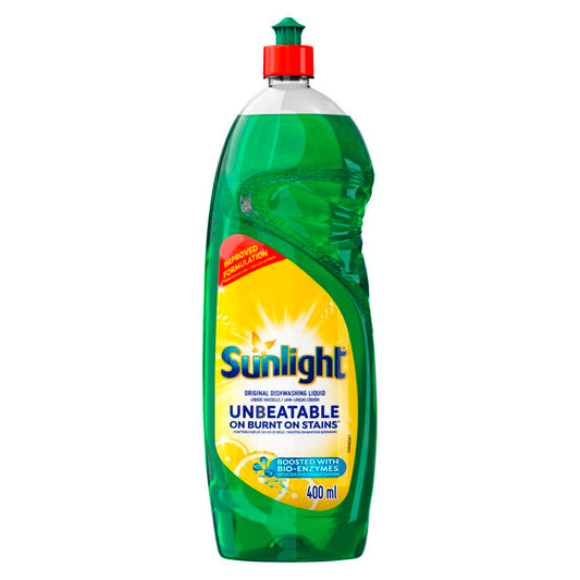 Sunlight Regular Degreasing Dishwashing Liquid Detergent 400ml