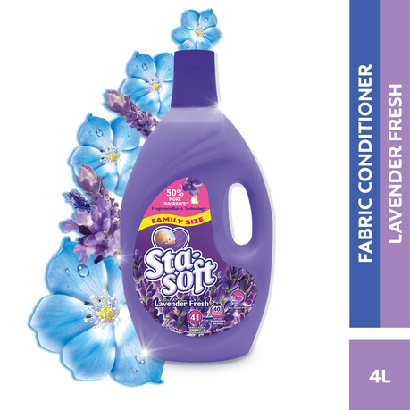 Sta-Soft Lavender Fresh, Fabric Softener - 4L Family Size