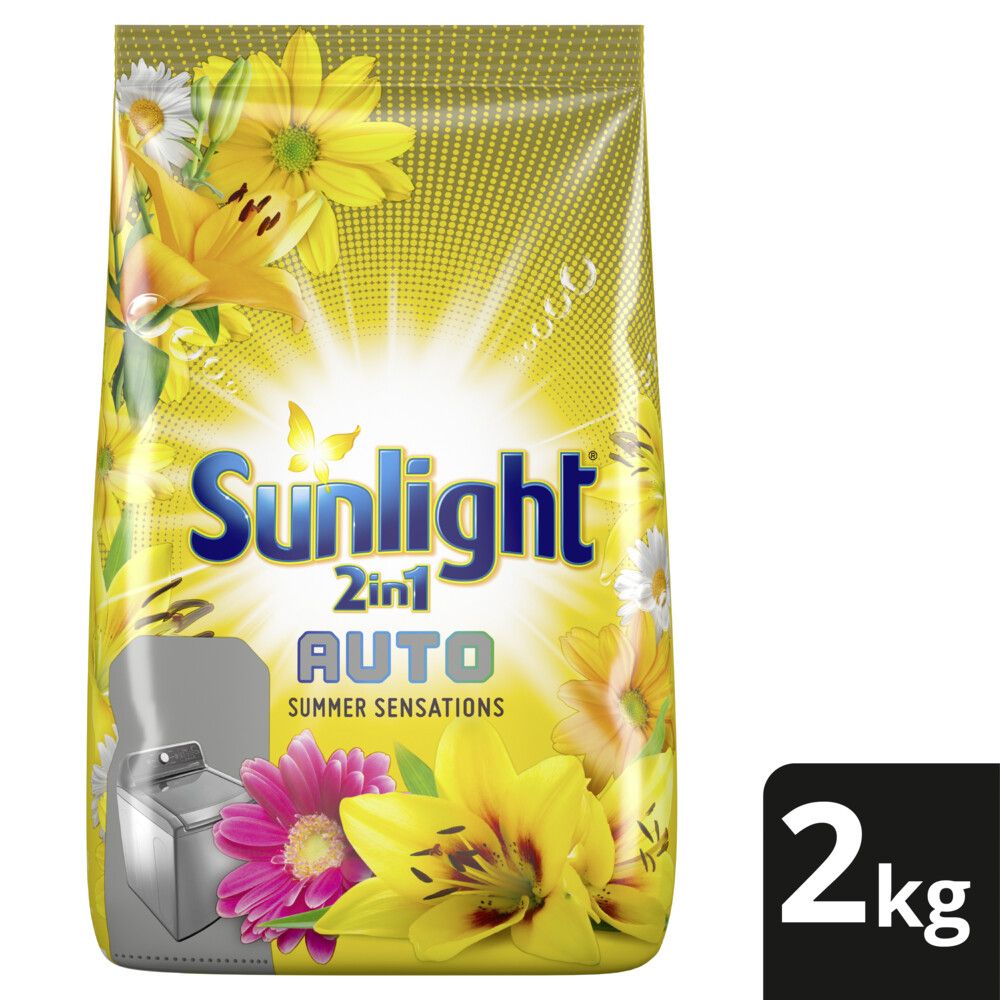 Sunlight Summer Sensations 2in1 Auto Washing Powder Detergent 2kg