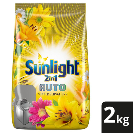 Sunlight Summer Sensations 2in1 Auto Washing Powder Detergent 2kg