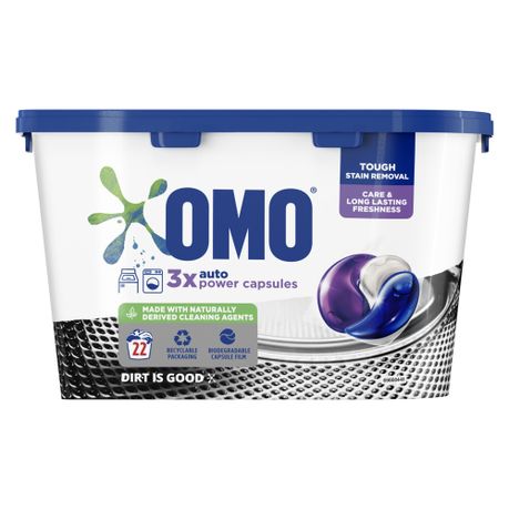 OMO Stain Removal Auto Laundry Capsules 22s