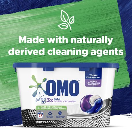 OMO Stain Removal Auto Laundry Capsules 22s