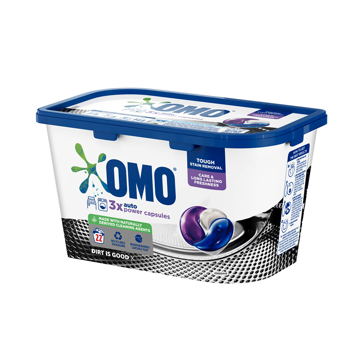 OMO Stain Removal Auto Laundry Capsules 22s