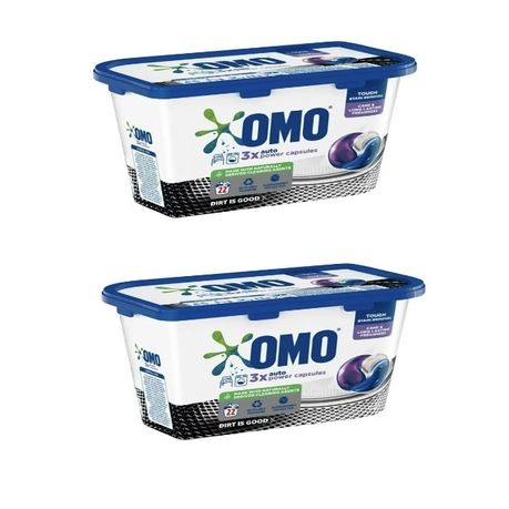 OMO Stain Removal Auto Laundry Capsules 22s