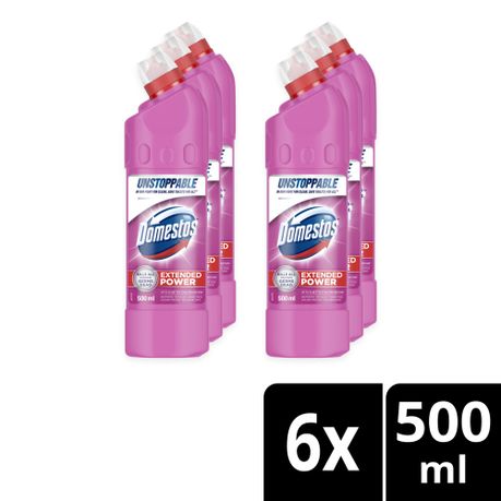 Domestos Summer Multipurpose Stain Removal Thick Bleach Cleaner 6x500ml