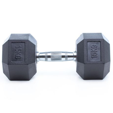 GetUp Rubber Hex Dumbbell - Various Weights