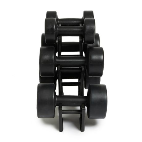 GetUp Male Dumbbell Set & Stand - 12kg