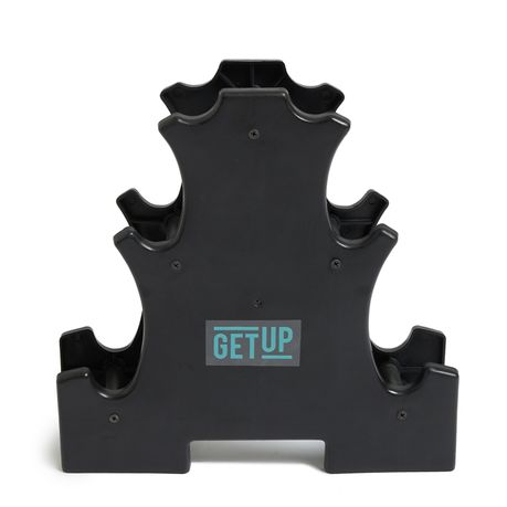 GetUp Male Dumbbell Set & Stand - 12kg