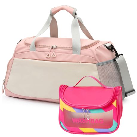 Fashionable Sports Gym Travel Duffel Bag & 3Piece Water Bottle