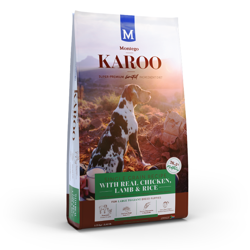 Montego Karoo Small Breed Puppy Chicken & Lamb Dog Food - 1.75 kg