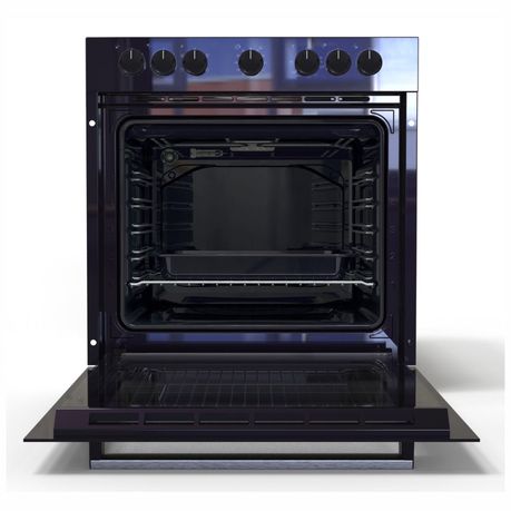 Defy 60cm Slimline Undercounter Oven DBO482E - Black Glass