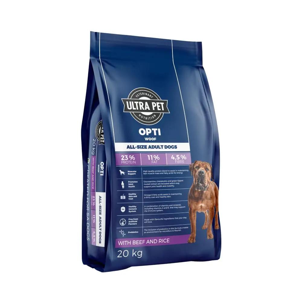 Ultra Dog Optiwoof Adult Beef & Rice 20KG