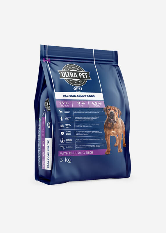 Ultra Dog Optiwoof Adult Beef & Rice 20KG