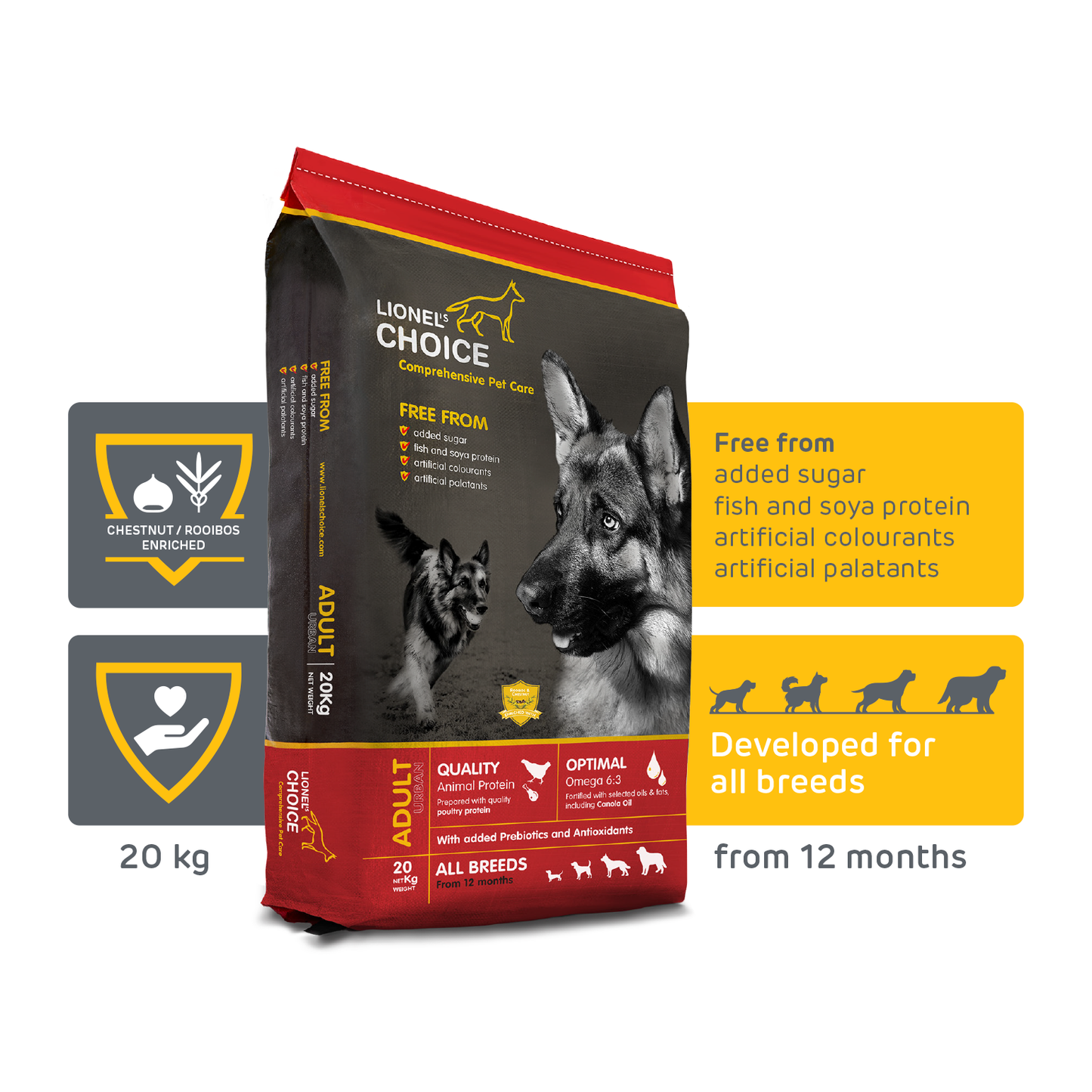 Lionel's Choice Adult Dog Food 20kg