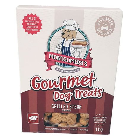 Montgomery's Gourmet Grilled Steak Dog Treat 1kg