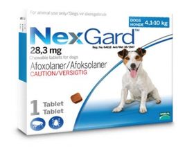 NexGard Chewables Tick & Flea Control for Medium Dogs - 3 Tablets