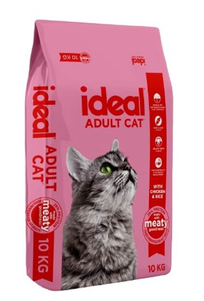 Ideal Cat Dry Food - Made with Meaty Goodness 5kg