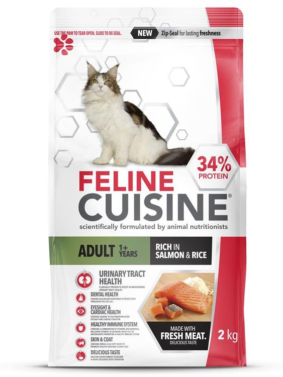 Feline Cuisine - Adult Salmon & Rice - 2kg