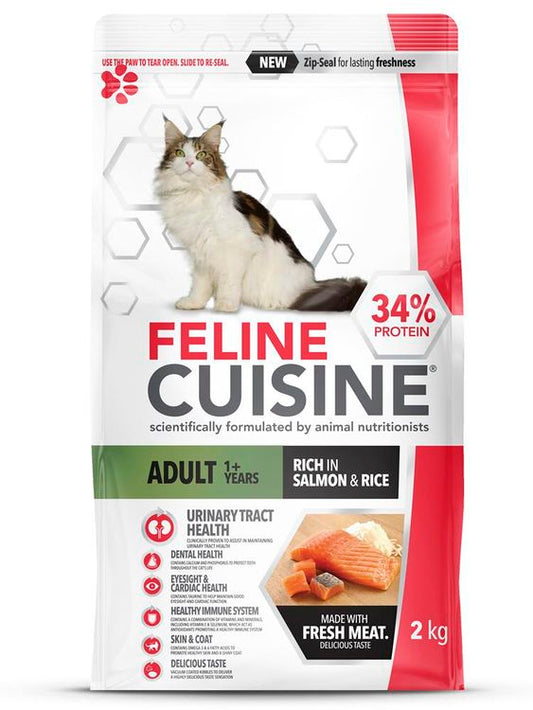 Feline Cuisine - Adult Salmon & Rice - 2kg