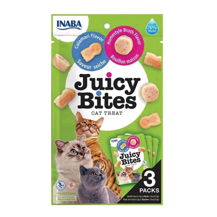 Inaba - Juicy Bites Cat Treats 3 Packets x 11.3g