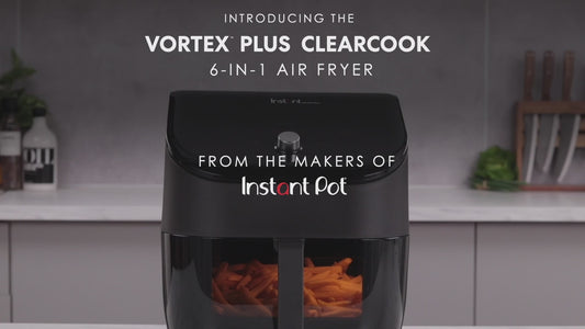 Instant Vortex Plus Air Fryer with ClearCook Window, QuietMark approved